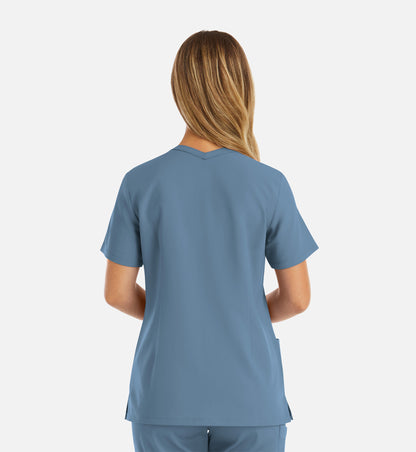 Womens Double V-Neck Top