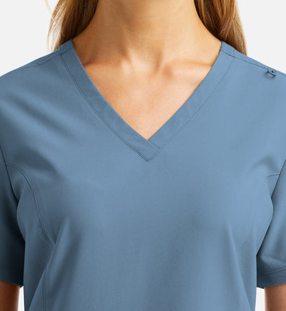 Womens Double V-Neck Top