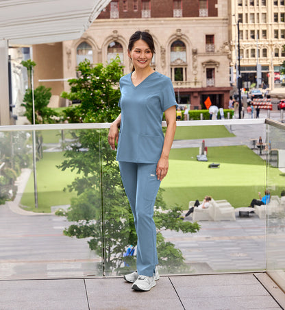 Womens Double V-Neck Top