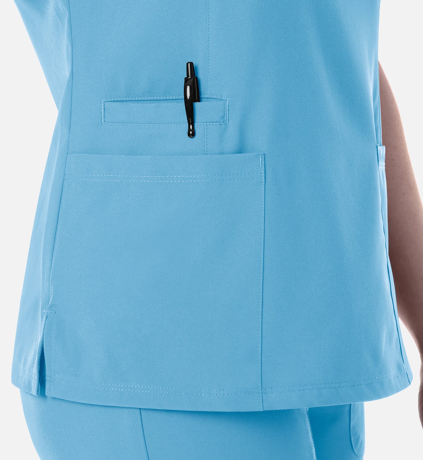 Womens Double V-Neck Top