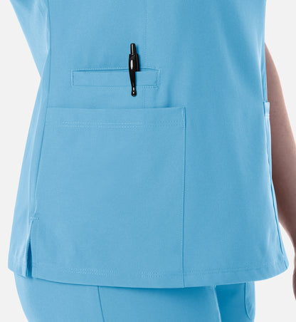 Womens Double V-Neck Top