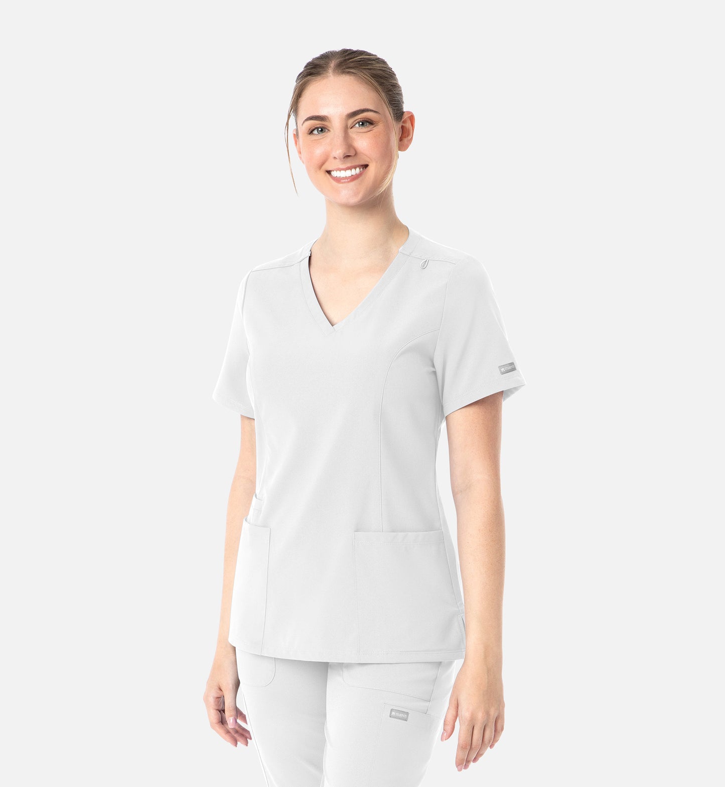 Womens Double V-Neck Top