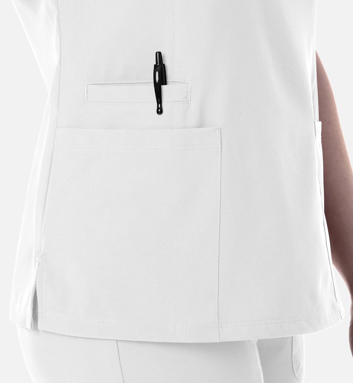 Womens Double V-Neck Top