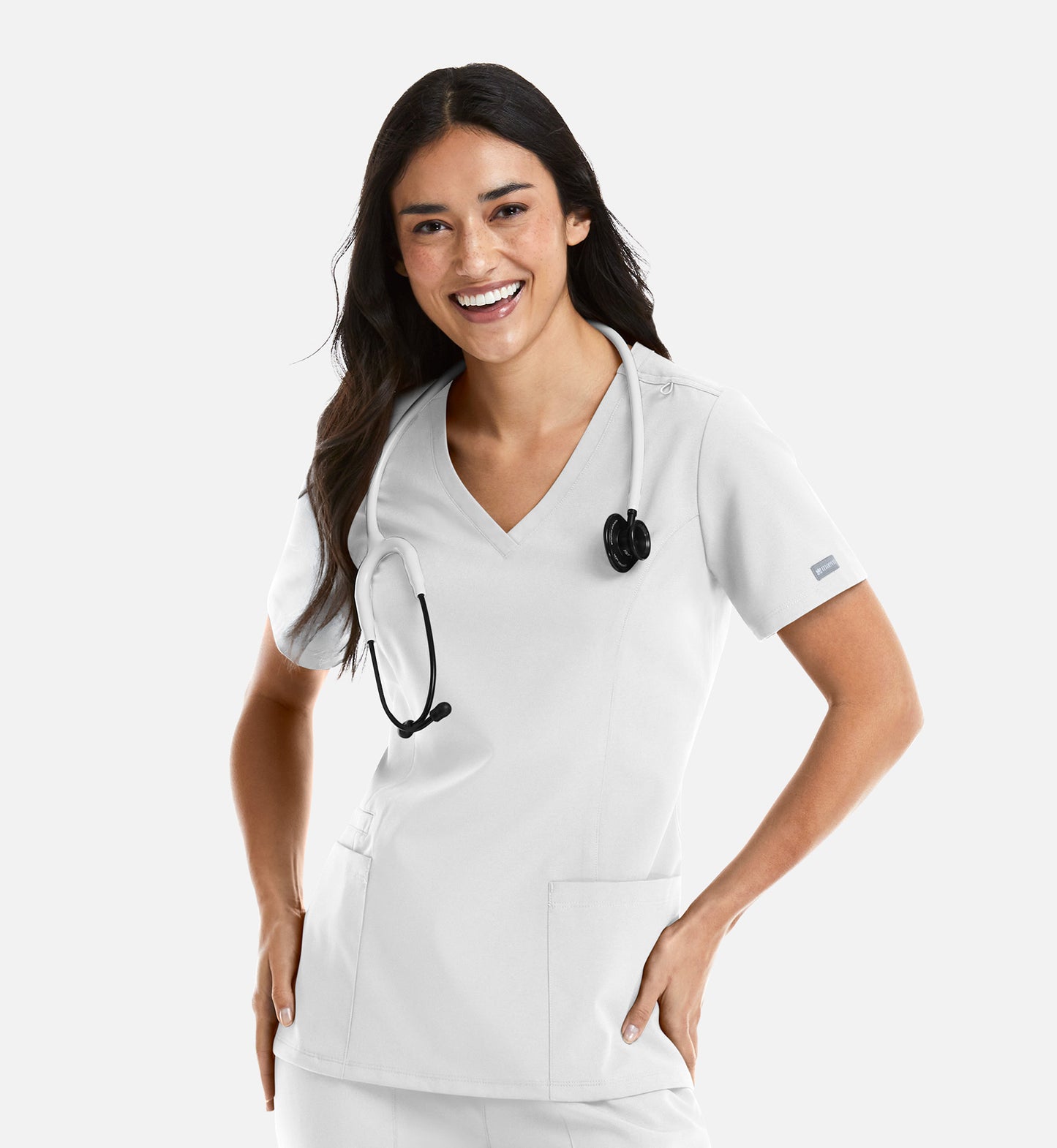 Womens Double V-Neck Top