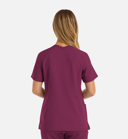 Womens Double V-Neck Top