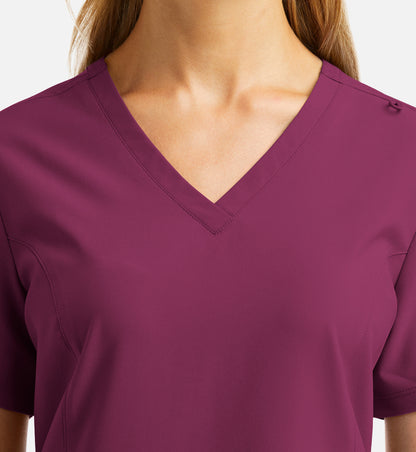 Womens Double V-Neck Top