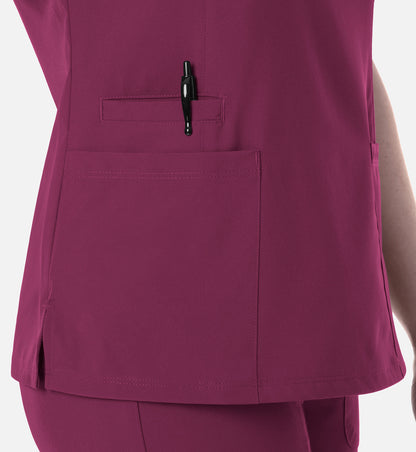 Womens Double V-Neck Top