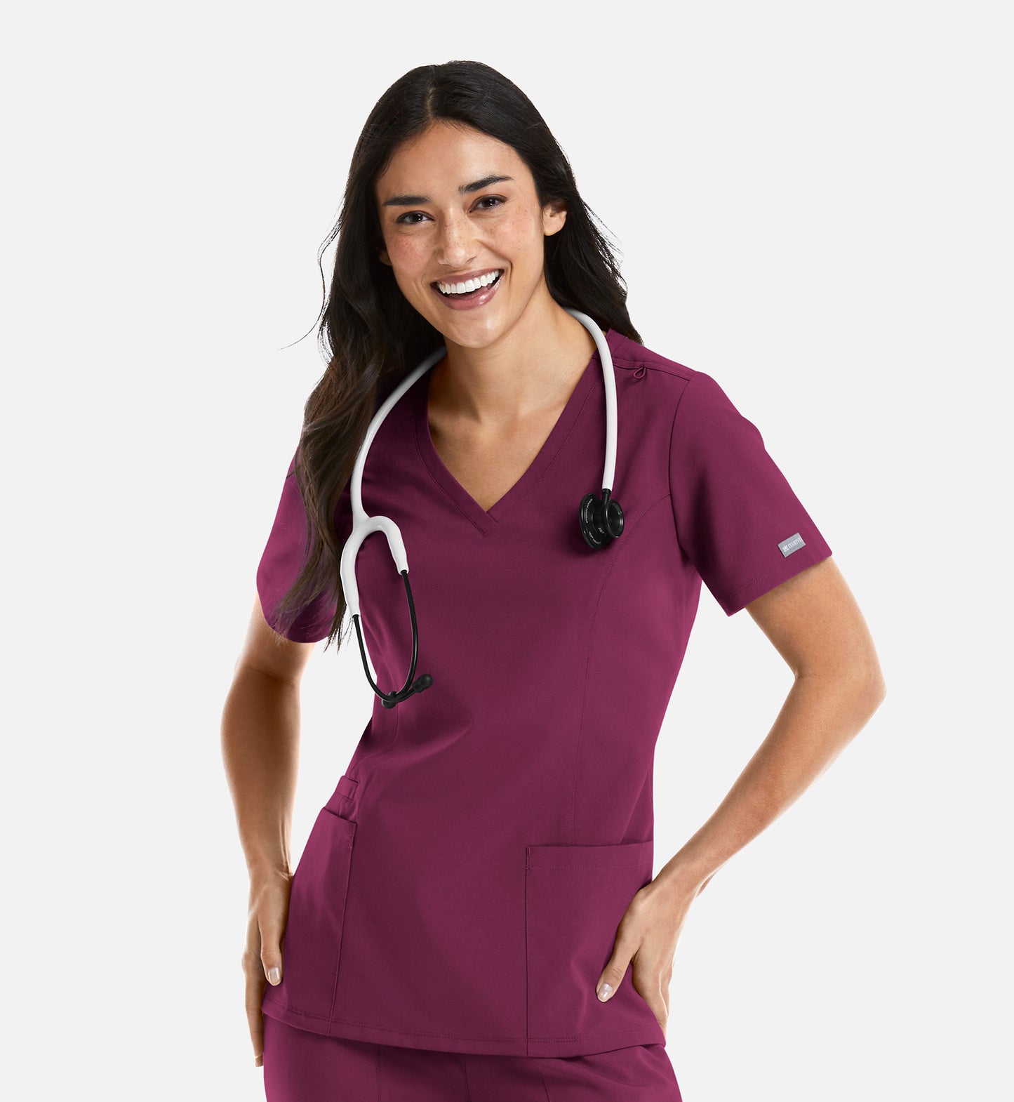 Womens Double V-Neck Top