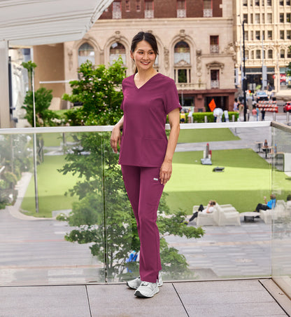 Womens Double V-Neck Top