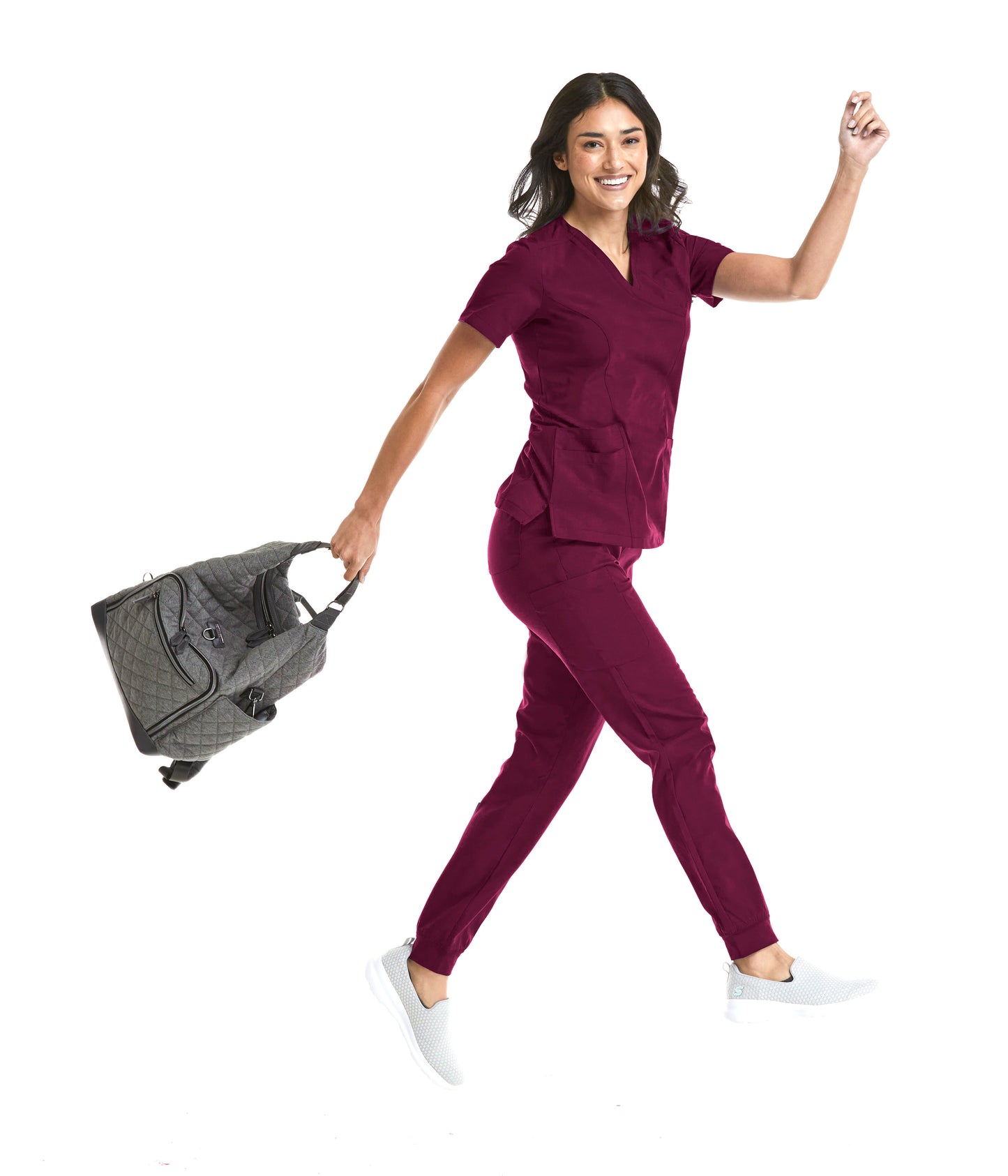 MAEVN WOMEN’S MOCK WRAP TOP 5002 (CORE COLORS)