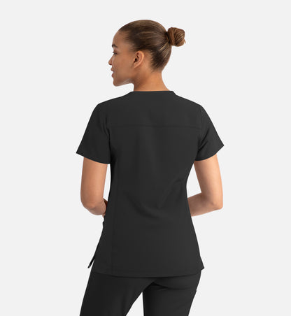 Women Maevn Momentum Mock Wrap Top 5002