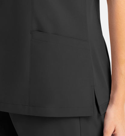 Women Maevn Momentum Mock Wrap Top 5002