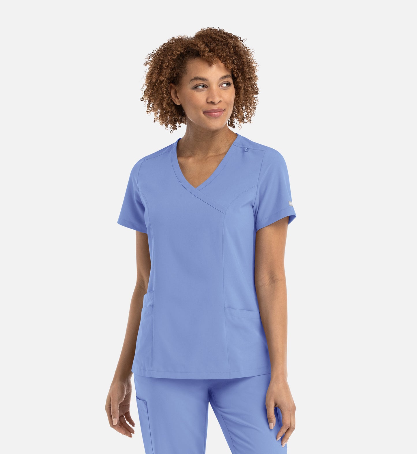 Women Maevn Momentum Mock Wrap Top 5002