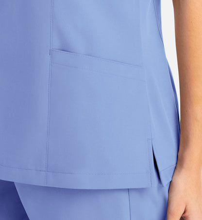 Women Maevn Momentum Mock Wrap Top 5002