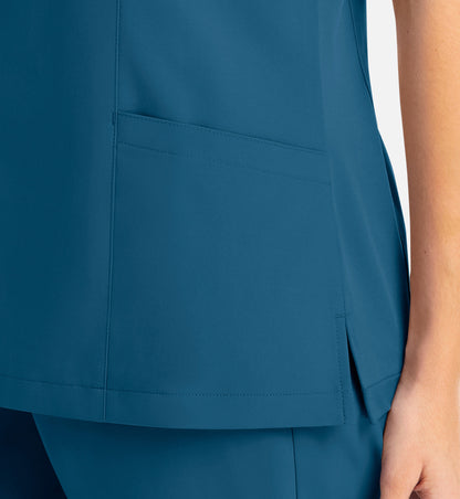 Women Maevn Momentum Mock Wrap Top 5002