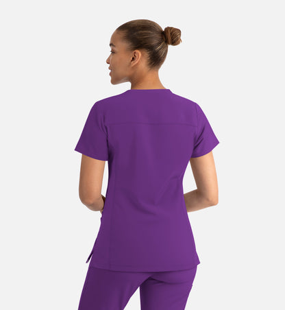 Women Maevn Momentum Mock Wrap Top 5002