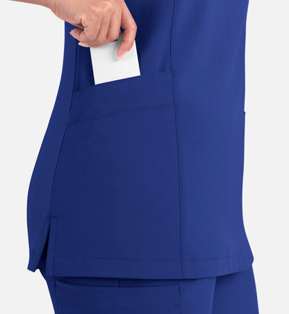 Women Maevn Momentum Mock Wrap Top 5002