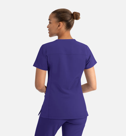 Women Maevn Momentum Mock Wrap Top 5002