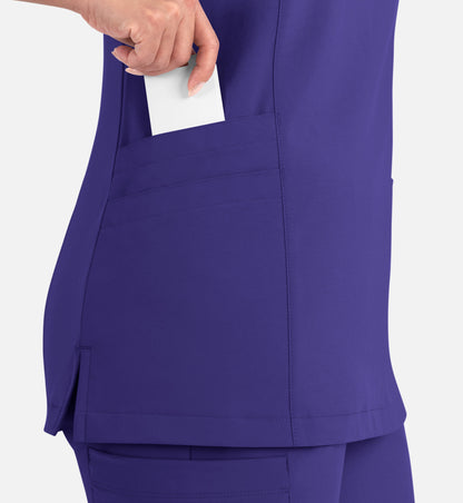 Women Maevn Momentum Mock Wrap Top 5002