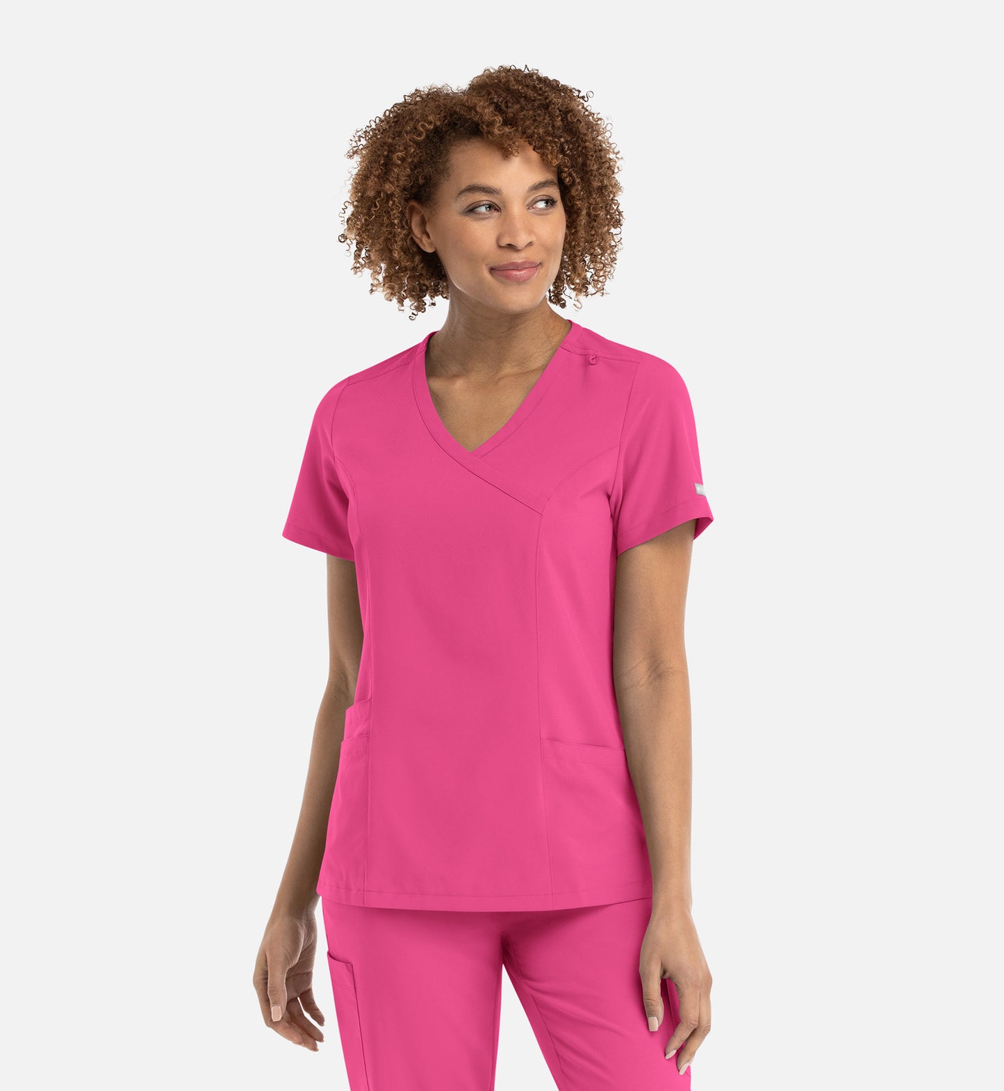 Women Maevn Momentum Mock Wrap Top 5002