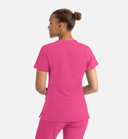 Women Maevn Momentum Mock Wrap Top 5002