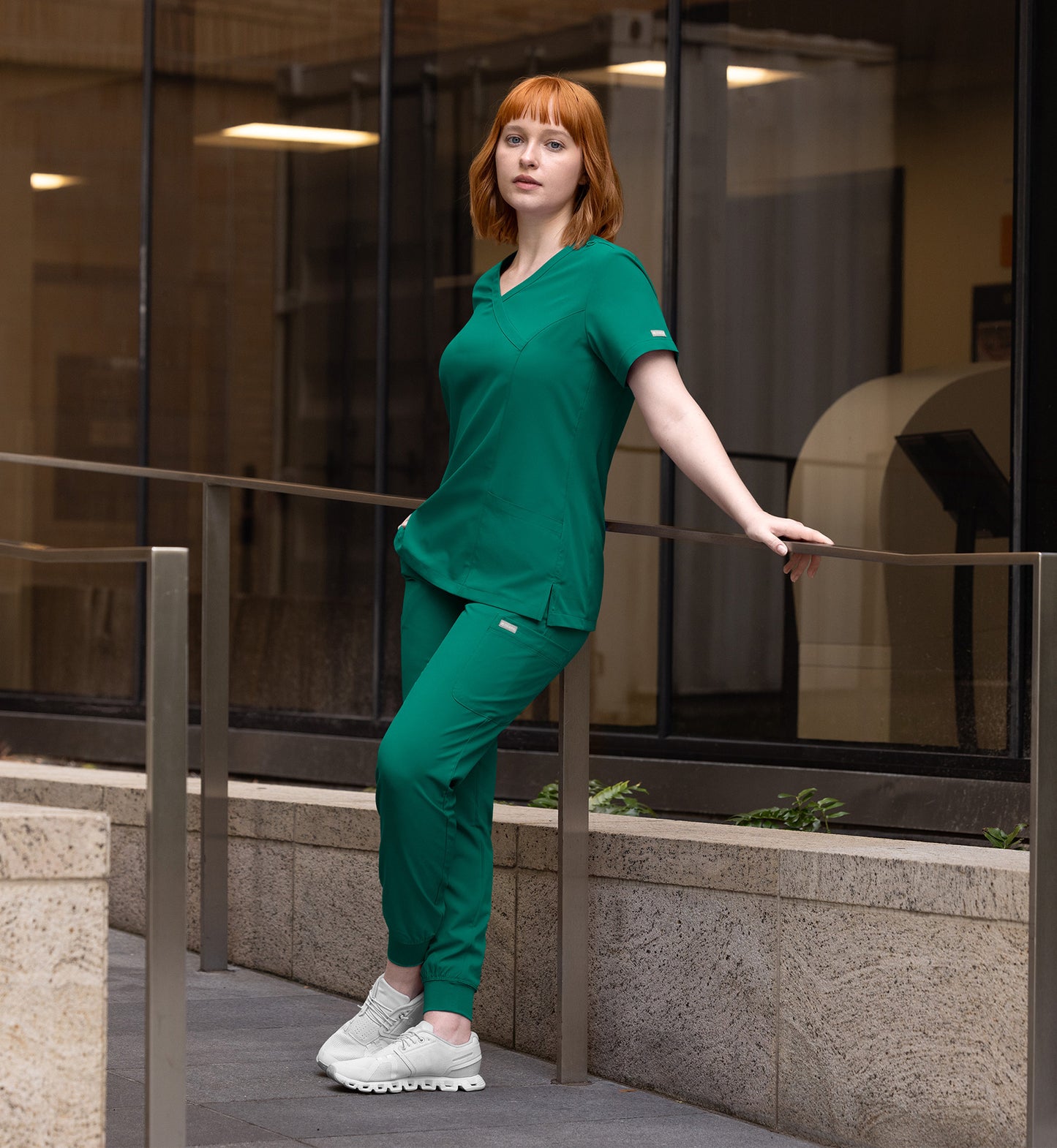 Women Maevn Momentum Mock Wrap Top 5002