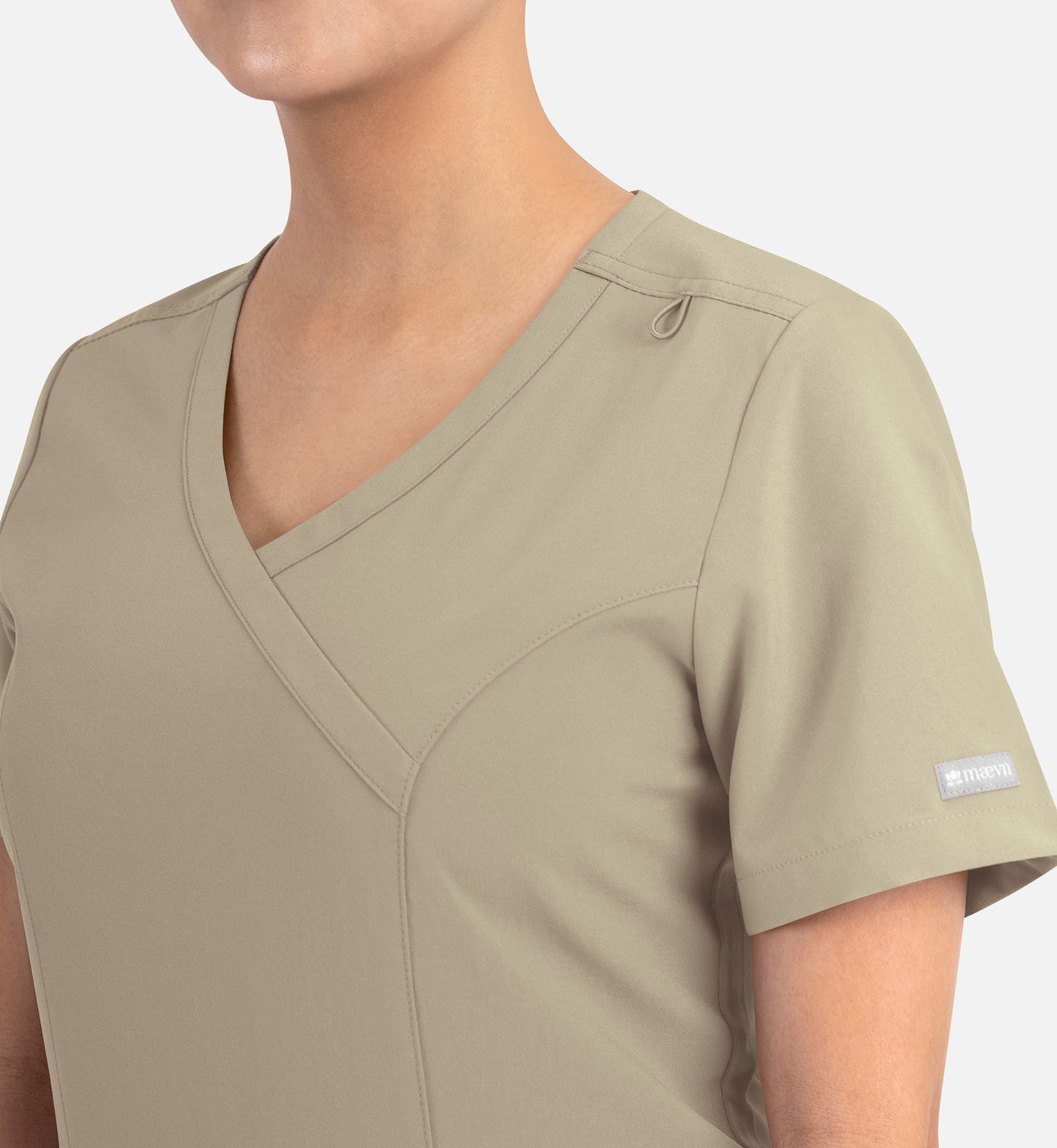 Women Maevn Momentum Mock Wrap Top 5002