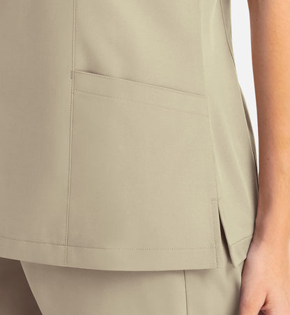 Women Maevn Momentum Mock Wrap Top 5002