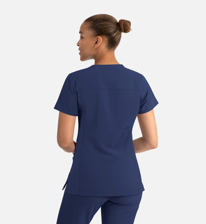 Women Maevn Momentum Mock Wrap Top 5002