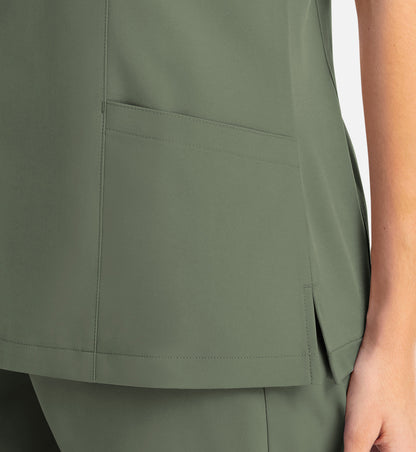 Women Maevn Momentum Mock Wrap Top 5002