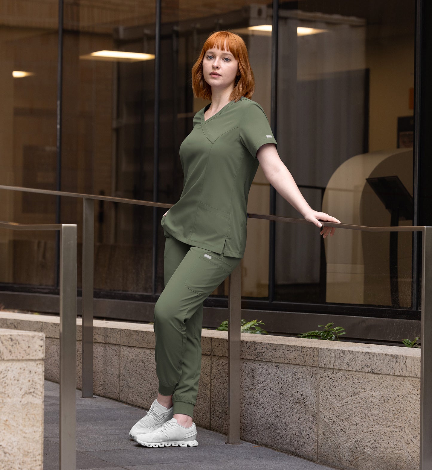 Women Maevn Momentum Mock Wrap Top 5002