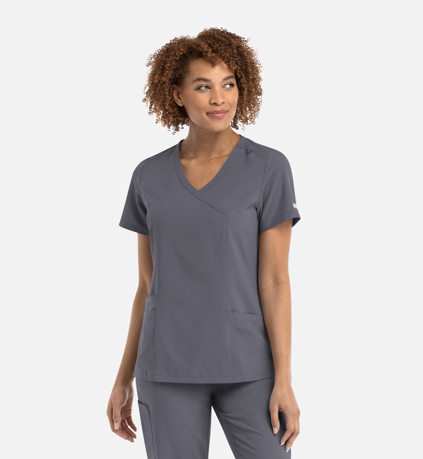 Women Maevn Momentum Mock Wrap Top 5002