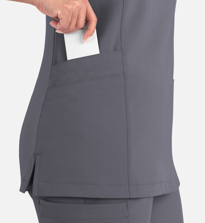 Women Maevn Momentum Mock Wrap Top 5002