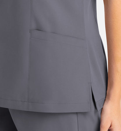 Women Maevn Momentum Mock Wrap Top 5002