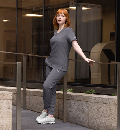 Women Maevn Momentum Mock Wrap Top 5002