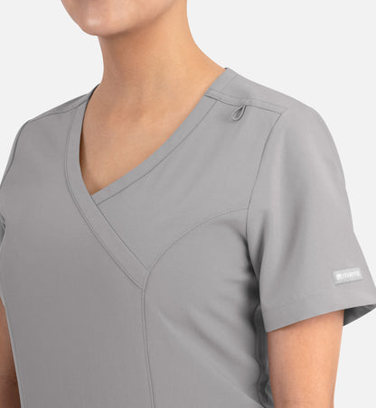 Women Maevn Momentum Mock Wrap Top 5002