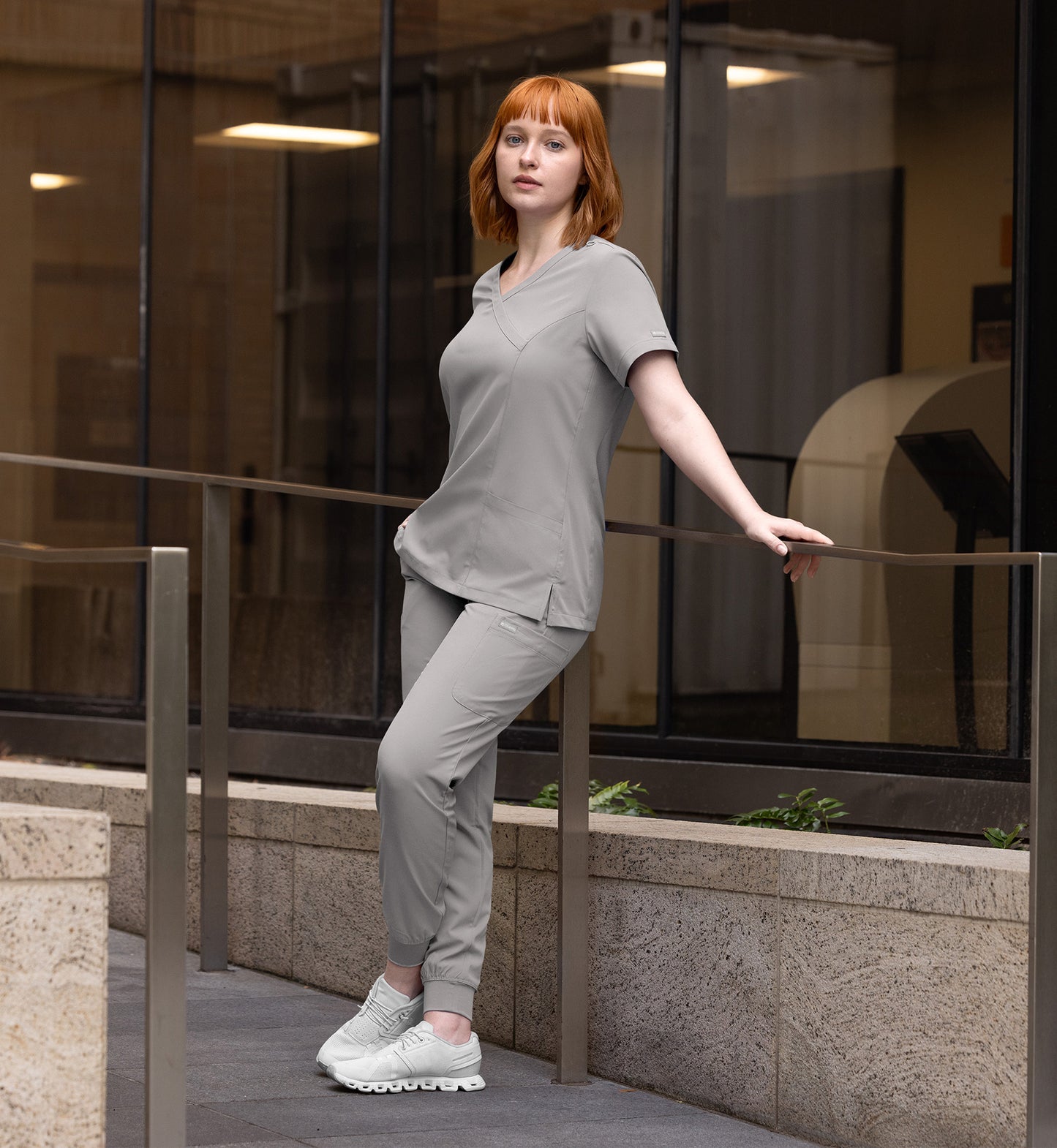 Women Maevn Momentum Mock Wrap Top 5002