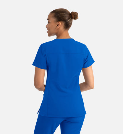 Women Maevn Momentum Mock Wrap Top 5002