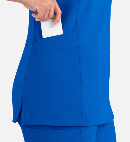 Women Maevn Momentum Mock Wrap Top 5002