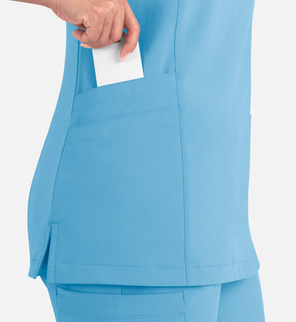 Women Maevn Momentum Mock Wrap Top 5002