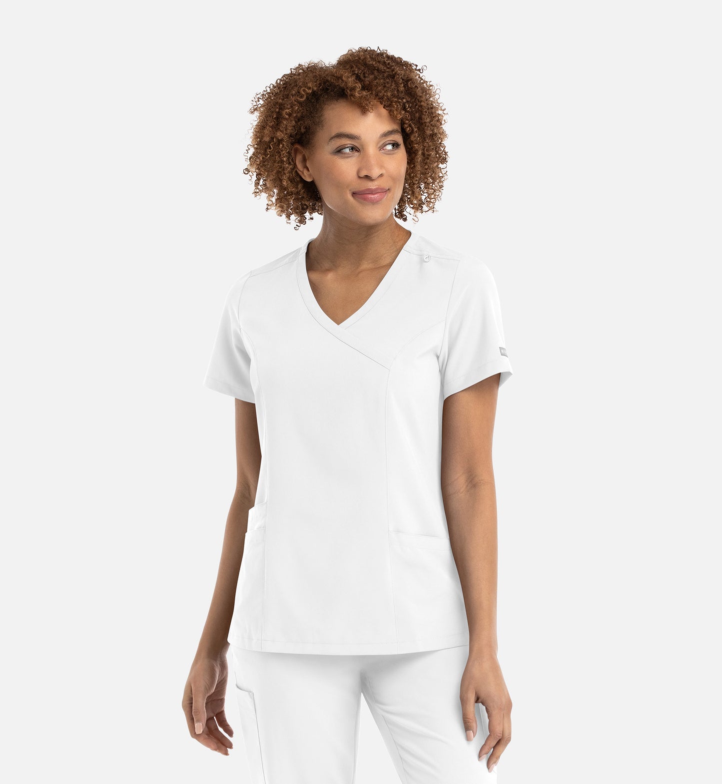 Women Maevn Momentum Mock Wrap Top 5002