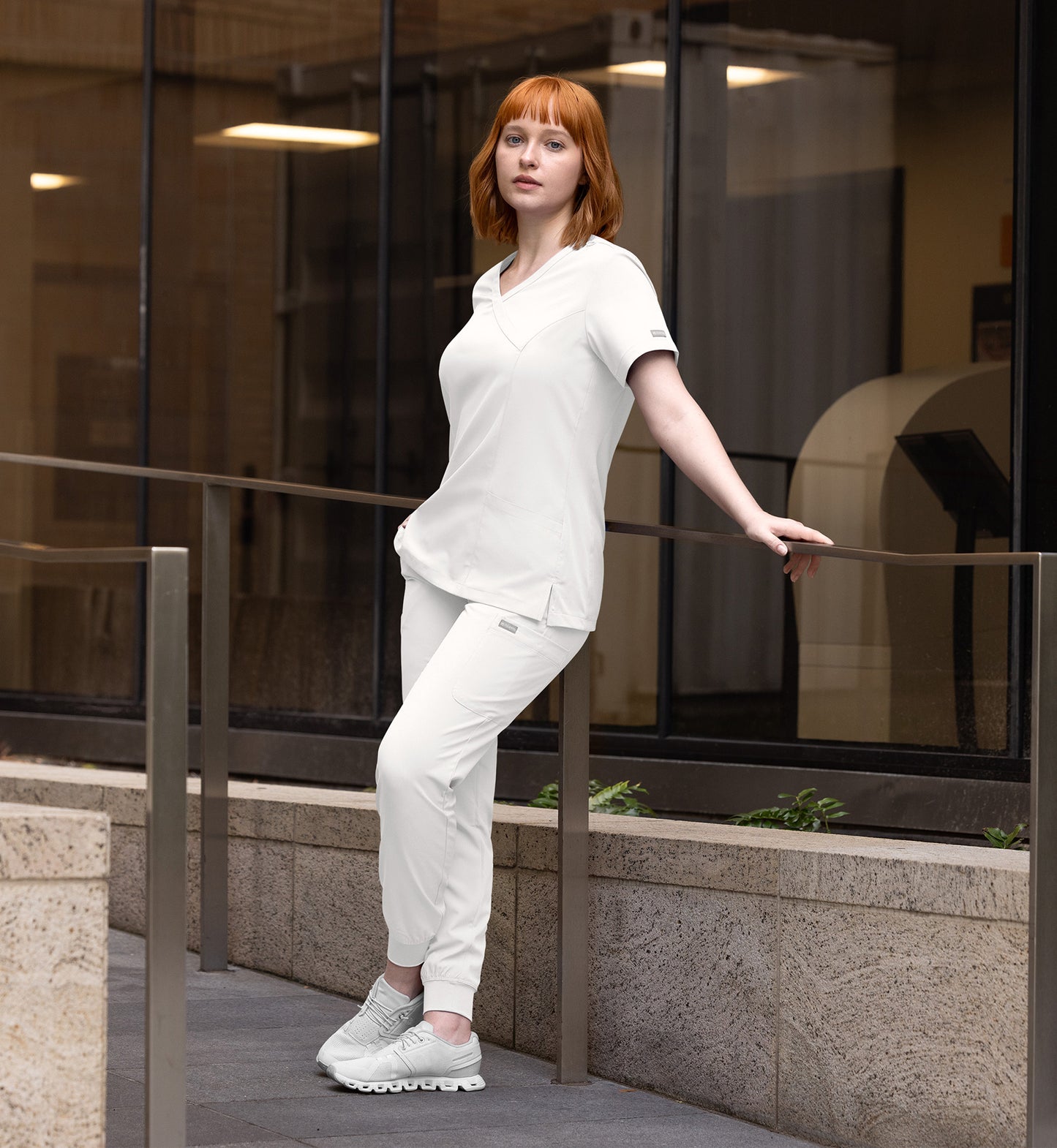 Women Maevn Momentum Mock Wrap Top 5002