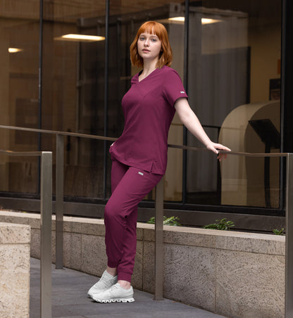 Women Maevn Momentum Mock Wrap Top 5002