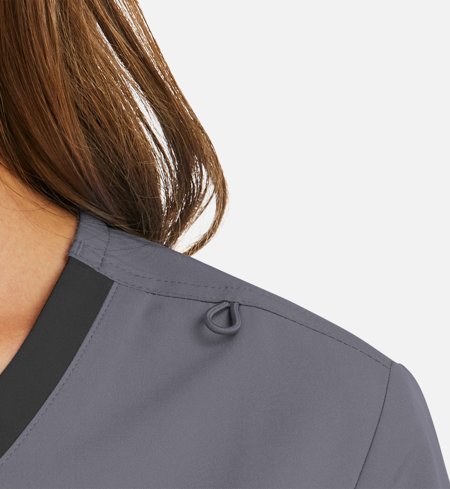 Women Maevn Momentum Mock Wrap Top with Contrast Trim 5004