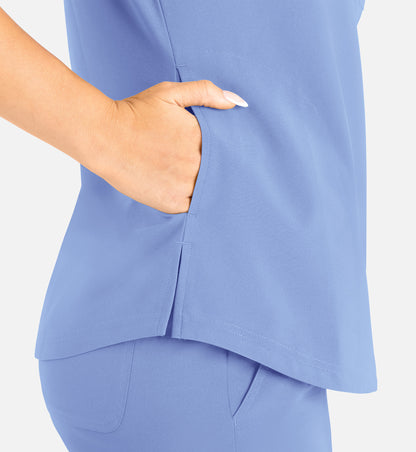 WOmen Maevn Momentum Round Neck Top 5005