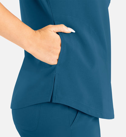 WOmen Maevn Momentum Round Neck Top 5005