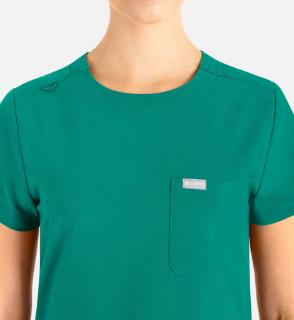 WOmen Maevn Momentum Round Neck Top 5005