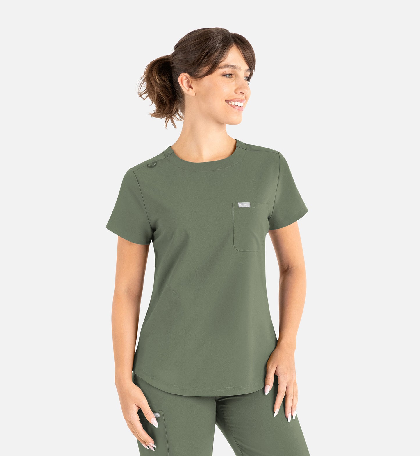 WOmen Maevn Momentum Round Neck Top 5005