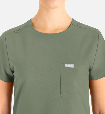 WOmen Maevn Momentum Round Neck Top 5005