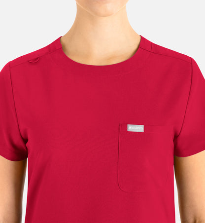 WOmen Maevn Momentum Round Neck Top 5005